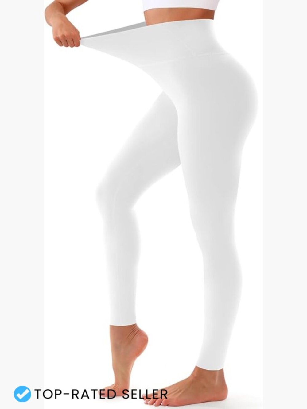 High Waisted Leggings Women Tummy Control Buttery Soft 4 Way Stretch Non See